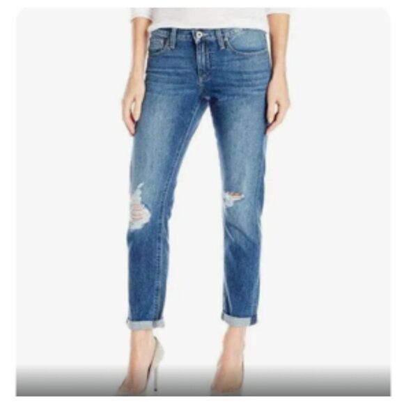 Lucky Brand Alamo Heights Sienna Slim Boyfriend Jeans Medium Wash Size 4 - Picture 1 of 15